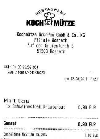 hvdi Hffner Kochmtze Restaurant